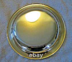Franklin Mint 1971 Norman Rockwell Solid Sterling Silver Christmas Plate 184.21g
