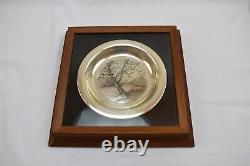 Franklin Mint 1972 Along the Brandywine James Wyeth Sterling Silver Plate Auth