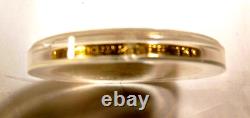 Franklin Mint 1972 East African Grevys Zebras. 925 Sterling Silver 24kt Ep Proof