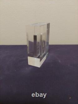 Franklin Mint 1972 Father's Day Sterling Silver Ingot in Lucite 1000 Grains