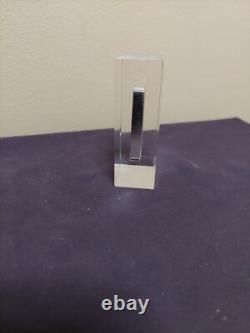 Franklin Mint 1972 Father's Day Sterling Silver Ingot in Lucite 1000 Grains