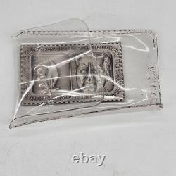 Franklin Mint 1973 JFK 1000 Grains Sterling Silver Medal & Ingot Set Boxed