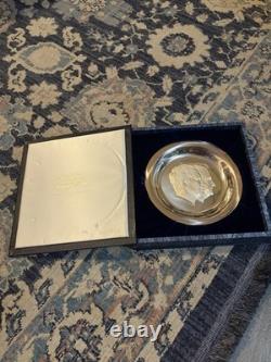 Franklin Mint 1973 Presidential Inaugural Sterling Silver Plate Nixon Agnew