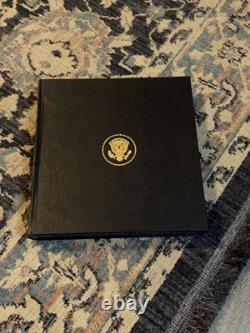 Franklin Mint 1973 Presidential Inaugural Sterling Silver Plate Nixon Agnew