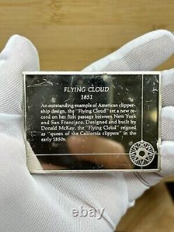 Franklin Mint 1974 Flying Cloud Sterling 3.283 oz Silver