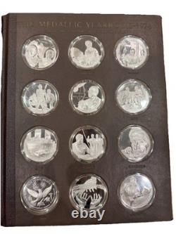 Franklin Mint 1974 The Medallic Yearbook Sterling Silver Rounds