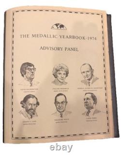 Franklin Mint 1974 The Medallic Yearbook Sterling Silver Rounds