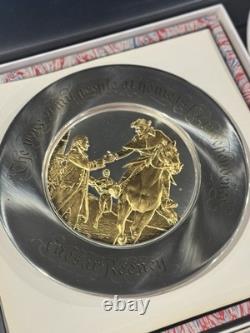 Franklin Mint 1975 24kt Plates Sterling Silver Plate