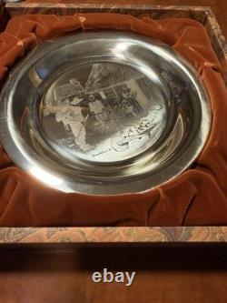 Franklin Mint 1976 Sterling Silver Home from the Hunt Stevan Dohanos COA