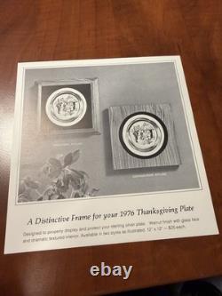 Franklin Mint 1976 Sterling Silver Home from the Hunt Stevan Dohanos COA