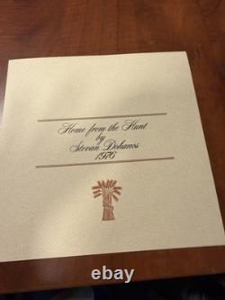 Franklin Mint 1976 Sterling Silver Home from the Hunt Stevan Dohanos COA