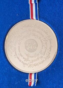 Franklin Mint 1976 Us Bicentennial Proof Medals (2000 Grains Sterling Silver)