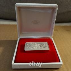 Franklin Mint 1978 Christmas Ingot Bar Waiting for Santa Silver. 925 1000gr