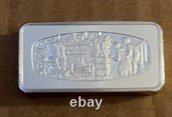 Franklin Mint 1978 Christmas Ingot Bar Waiting for Santa Silver. 925 1000gr