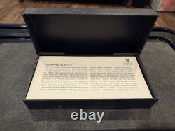Franklin Mint 1980 63pc 0.925 Sterling Silver Classic Car Ingots COA Case