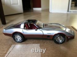 Franklin Mint 1982 Corvette L. E. #140/1,000 Silver & Dark Claret