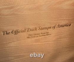 Franklin Mint 1983 Ducks Unlimited Gold Sterling Silver 50 Piece Collection MORE Franklin Mint 1983 Ducks Unlimited Gold Sterling Silver 50 Piece Collection MORE
