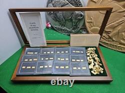 Franklin Mint 1983 IncompleteFlags of All Sovereign Nations Gold&silver Ingots