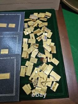 Franklin Mint 1983 IncompleteFlags of All Sovereign Nations Gold&silver Ingots