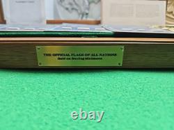 Franklin Mint 1983 IncompleteFlags of All Sovereign Nations Gold&silver Ingots