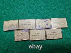 Franklin Mint 1983 IncompleteFlags of All Sovereign Nations Gold&silver Ingots