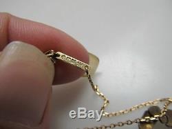 Franklin Mint 1986 14k Yellow Gold Silver Diamond Pearl Lavalier Necklace