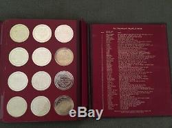 Franklin Mint 19th Century Medalic Bible Medals Sir Edward Thomason Silver Coins