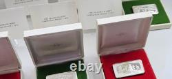 Franklin Mint 1 Silver Christmas Ingot 1000 Grains (2.28 oz. Of. 925 Silver)