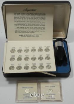 Franklin Mint 1st Ed. 1-39 Presidential Mini-Coin Set 925 Silver Mint Sealed