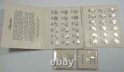Franklin Mint 1st Ed. 1-39 Presidential Mini-Coin Set 925 Silver Mint Sealed