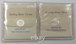 Franklin Mint 1st Ed. 1-39 Presidential Mini-Coin Set 925 Silver Mint Sealed