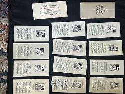 Franklin Mint 1st Ed. Proof El Greco Apostle Portraits Sterling Silver Bars 16oz