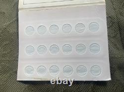 Franklin Mint 1st Edition 39 Sterling Silver Presidential Mini Coin Set Case Mag