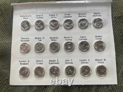 Franklin Mint 1st Edition 39 Sterling Silver Presidential Mini Coin Set Case Mag