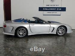 Franklin Mint 2000 Corvette Callaway C12 Roadster D4C LECC-VIII Ltd Ed ANIB 124