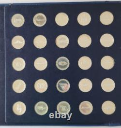 Franklin Mint 25-Coin Collection of Antique Car Coins Series 2