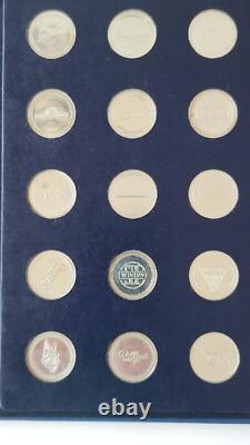 Franklin Mint 25-Coin Collection of Antique Car Coins Series 2