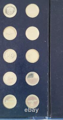 Franklin Mint 25-Coin Collection of Antique Car Coins Series 2