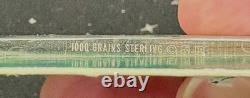 Franklin Mint 2-1000 Grain Sterling Car Ingots Collection Ford & Panhard 1970's