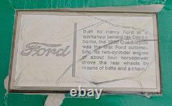 Franklin Mint 2-1000 Grain Sterling Car Ingots Collection Ford & Panhard 1970's