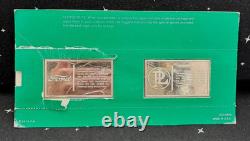 Franklin Mint 2-1000 Grain Sterling Car Ingots Collection Ford & Panhard 1970's
