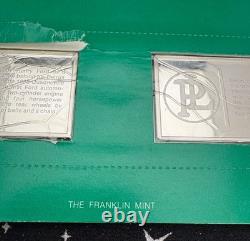 Franklin Mint 2-1000 Grain Sterling Car Ingots Collection Ford & Panhard 1970's
