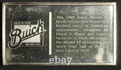 Franklin Mint 2.10ozt Sterling Silver 1909 Buick Silver Bar Item#C13