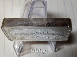 Franklin Mint 2.1oz Sterling Silver Ingot Mountain State Bank Parkersburg WV