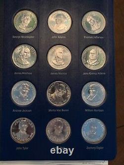 Franklin Mint 36-Coin Treasury of Presidential Commemorative Medals 1970