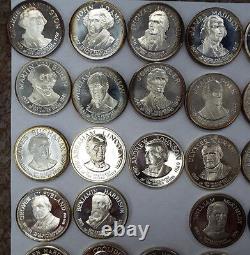 Franklin Mint 36 Silver Coin Presidents Of The U. S. Set Mint Collectible