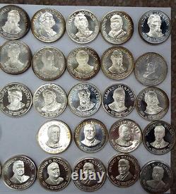 Franklin Mint 36 Silver Coin Presidents Of The U. S. Set Mint Collectible