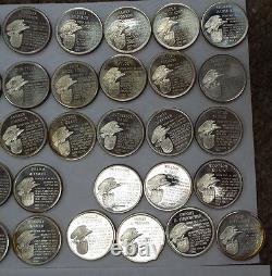 Franklin Mint 36 Silver Coin Presidents Of The U. S. Set Mint Collectible