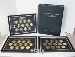 Franklin Mint 38 Sterling Presidential Medals White House Historical Assoc