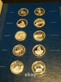 Franklin Mint 50 Ounces Sterling Silver 1976 Bi-Centennial Medals Complete